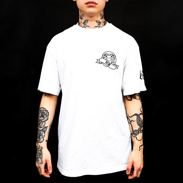 DUALITY : Unisex Daruma Oversized T-shirt - Saikou Apparel