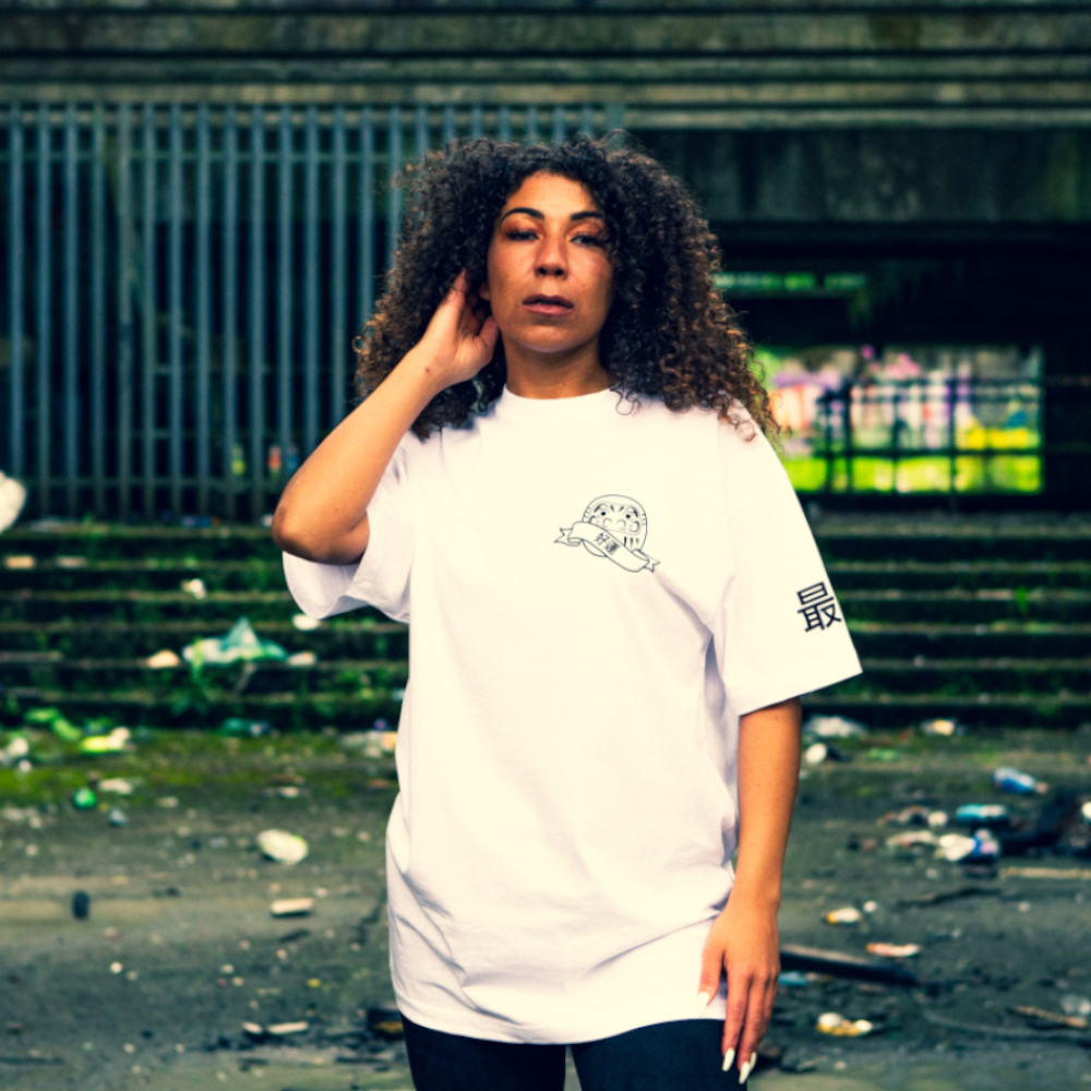 DUALITY : Unisex Daruma Oversized T-shirt – Saikou Apparel