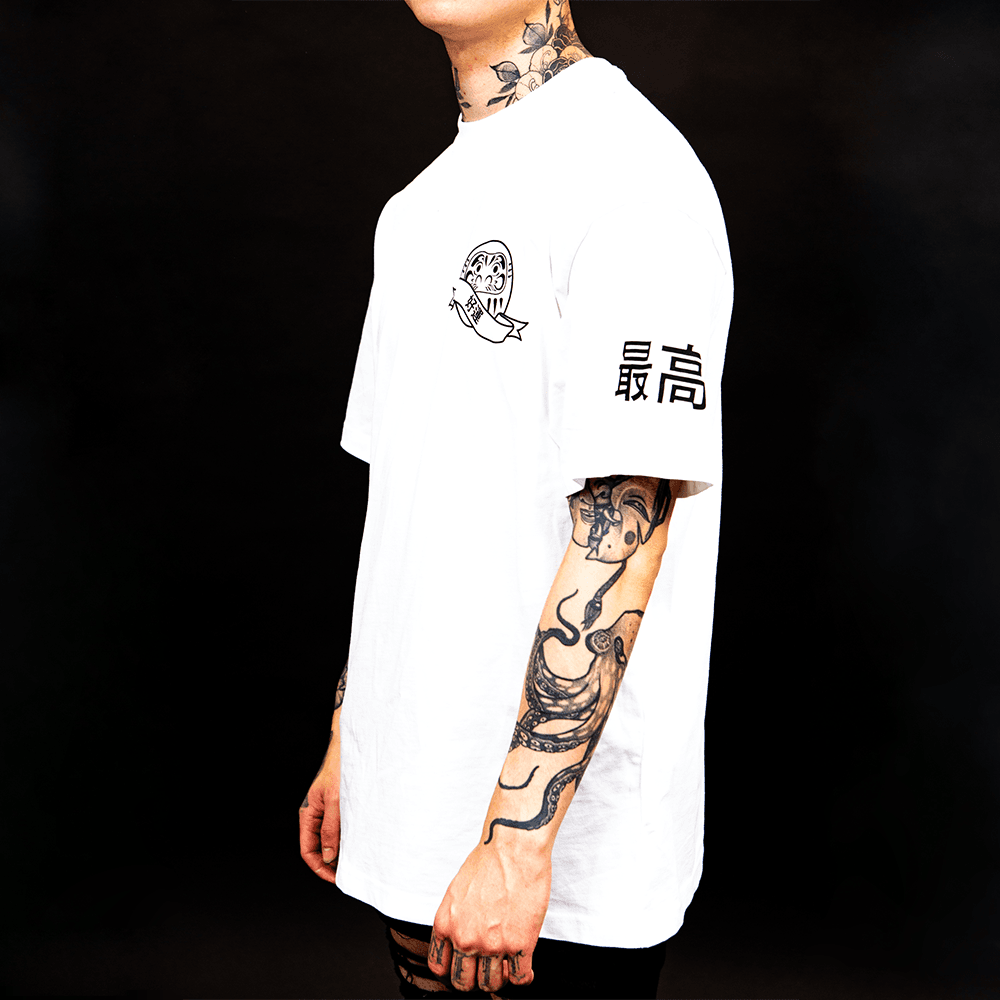 DUALITY : Unisex Daruma Oversized T-shirt – Saikou Apparel