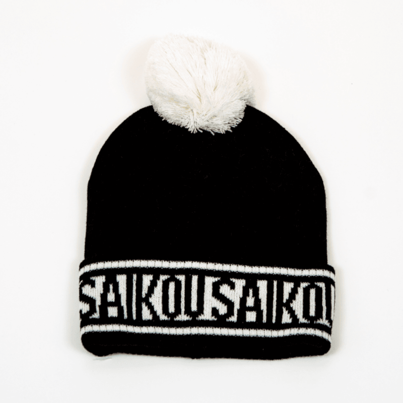 Saikou Bobble Hat - Black - Saikou Apparel
